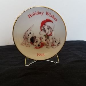Hallmark/Disney Keepsake Ornament Collector's Plate 101 Dalmatians 1996